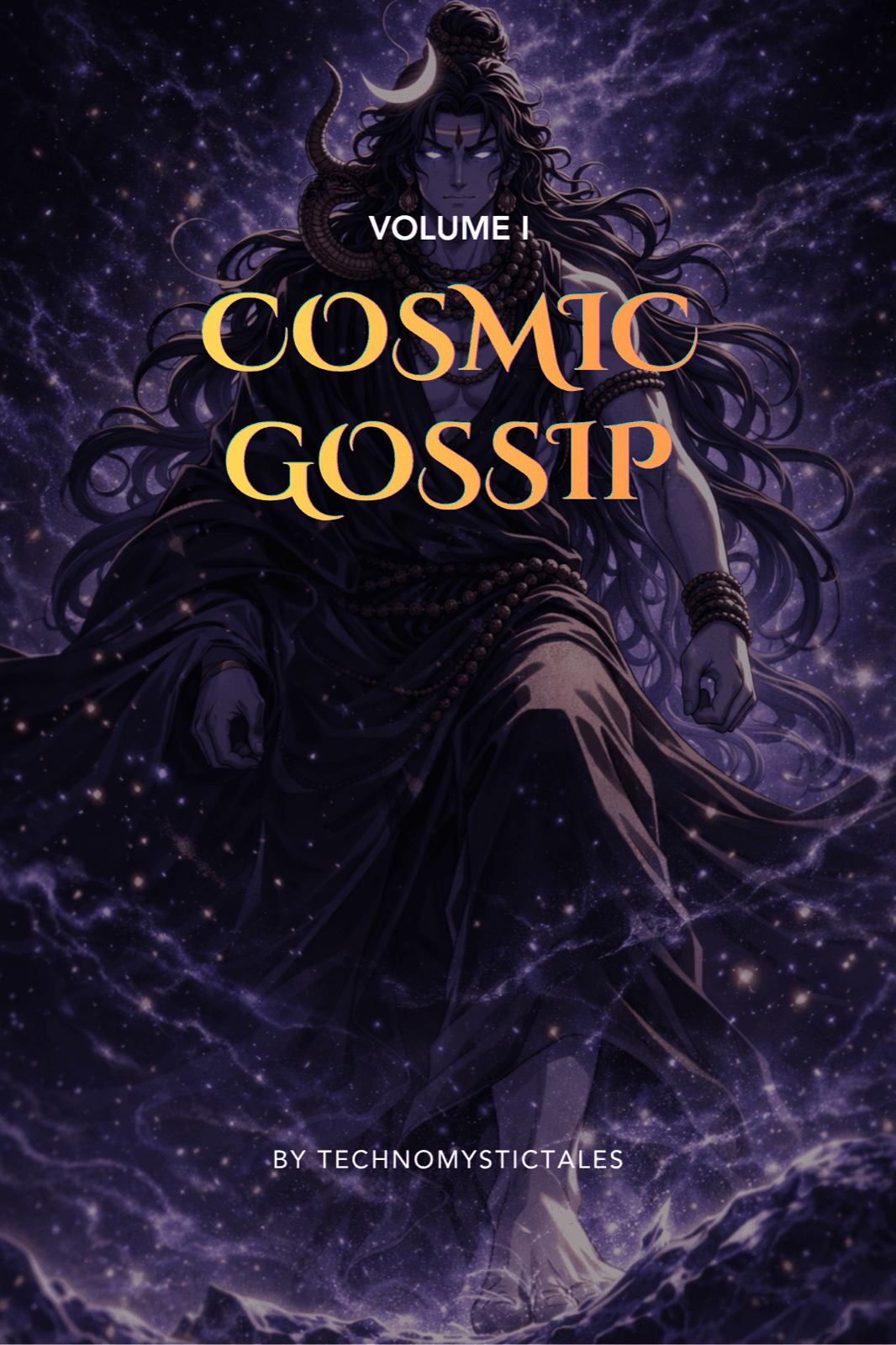 Cosmic Gossip Volume 1 book cover by TechnoMysticTales